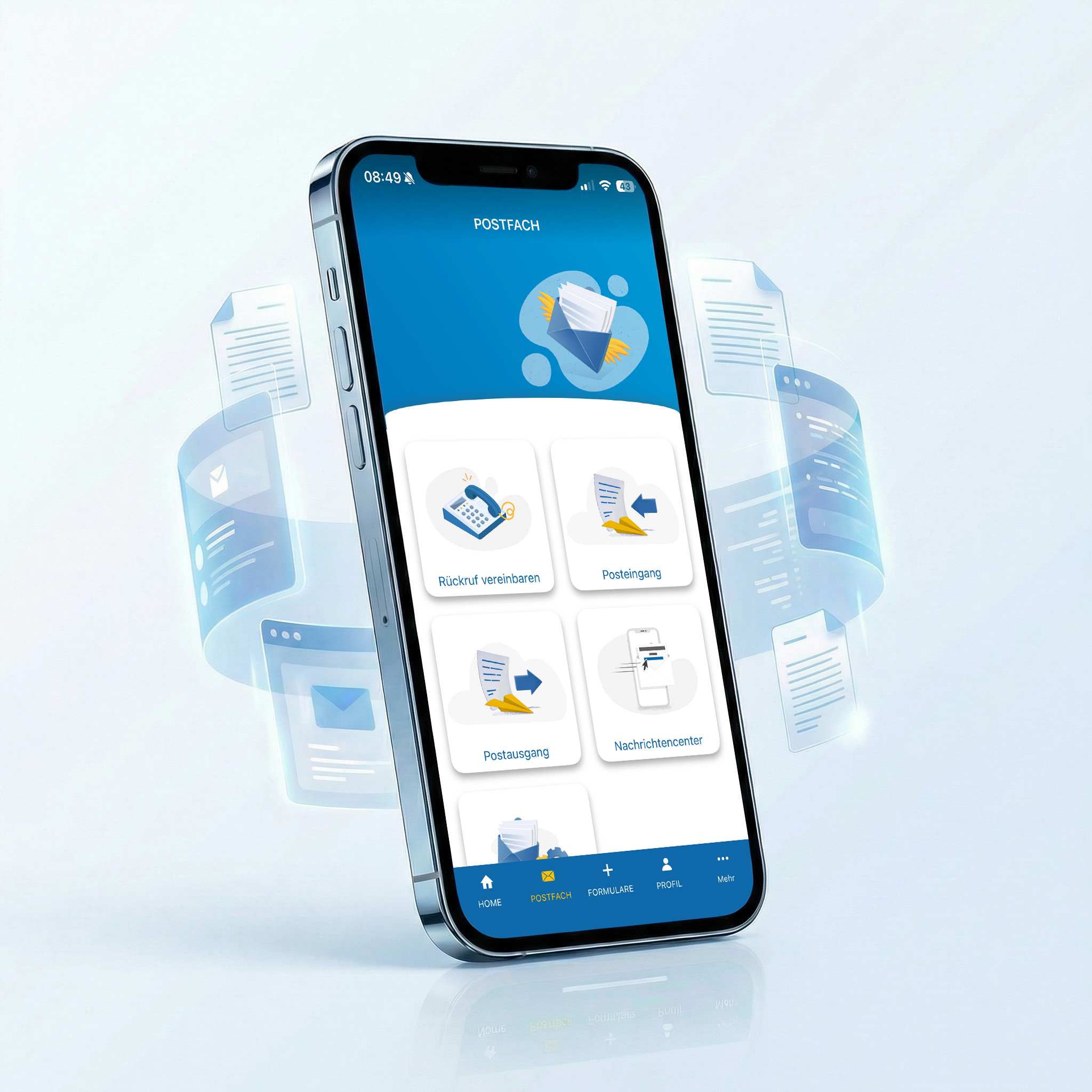 Postfach der BKK Linde Service App