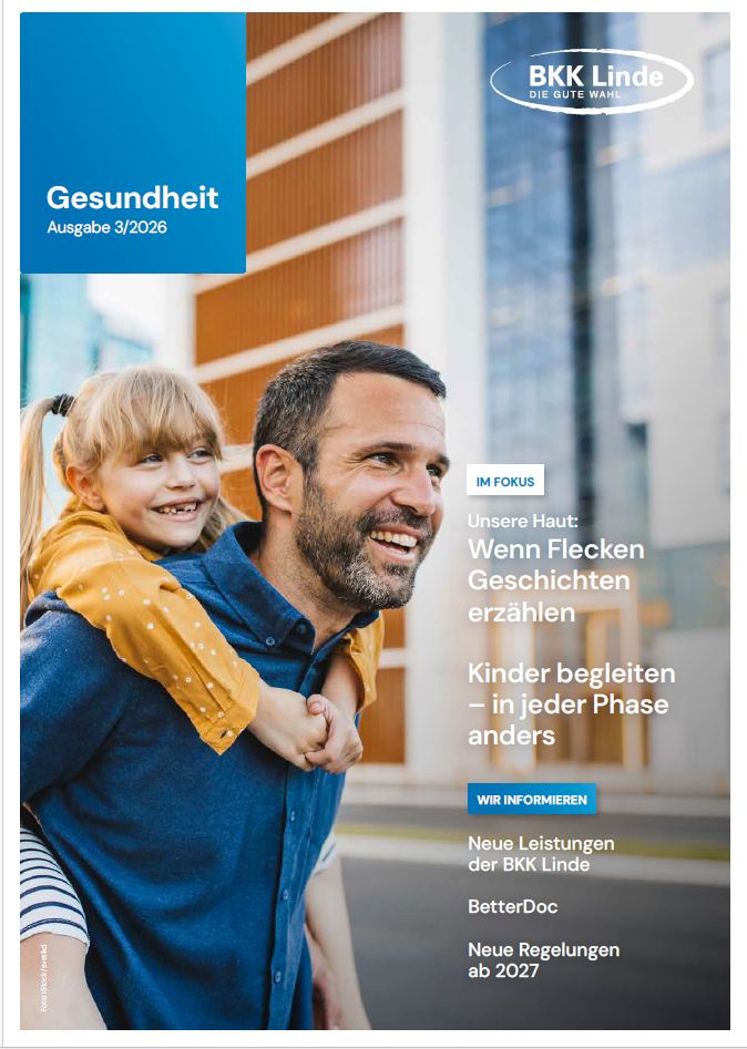 Titelbild des Kundenmagazins der BKK Linde 03-2026