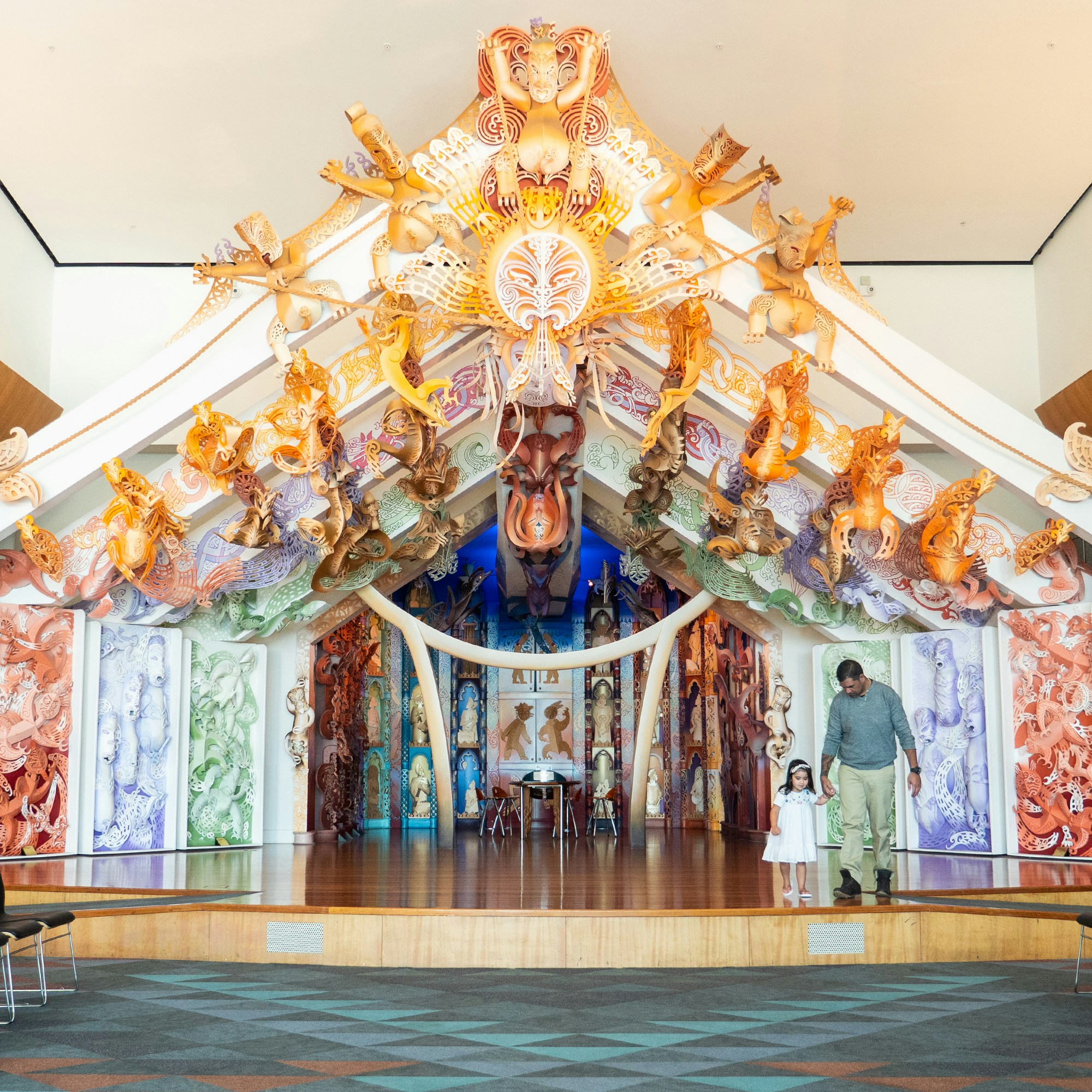 Rongomaraeroa wharenui, or meeting house.