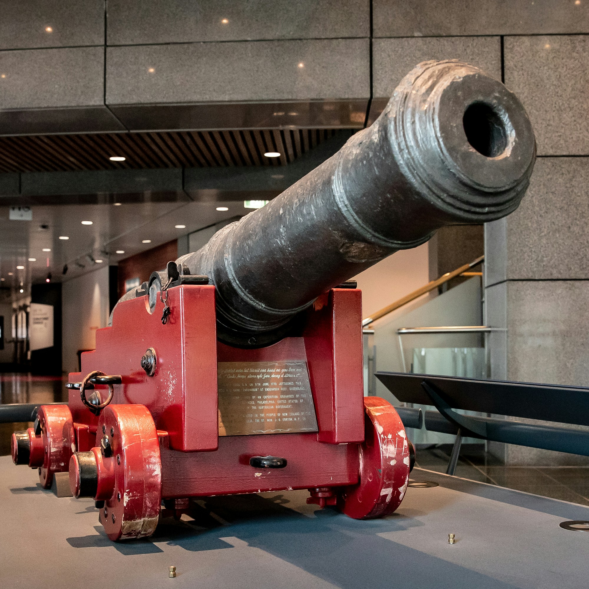 HMB Endeavour cannon