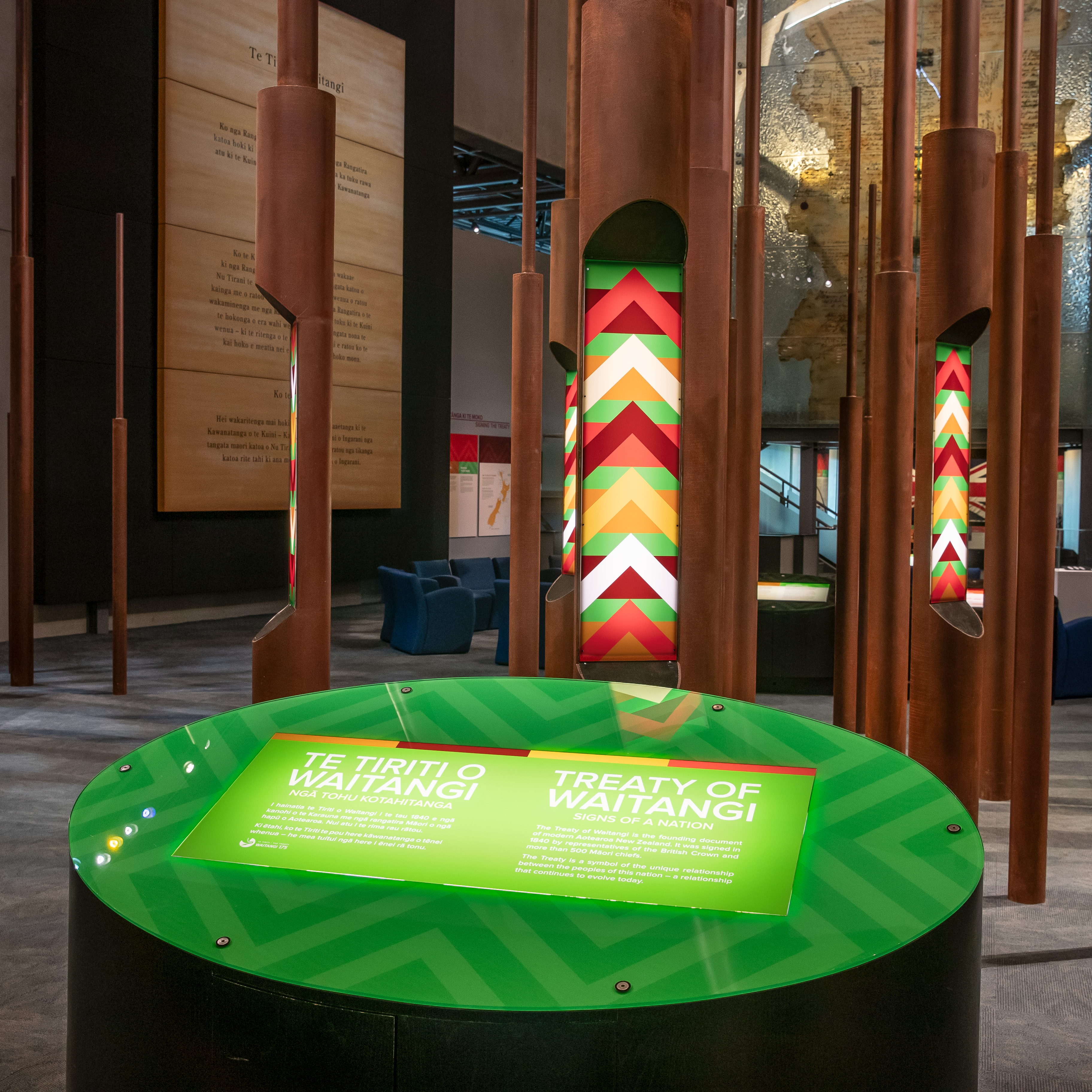Treaty of Waitangi: Signs of a Nation exhibition.