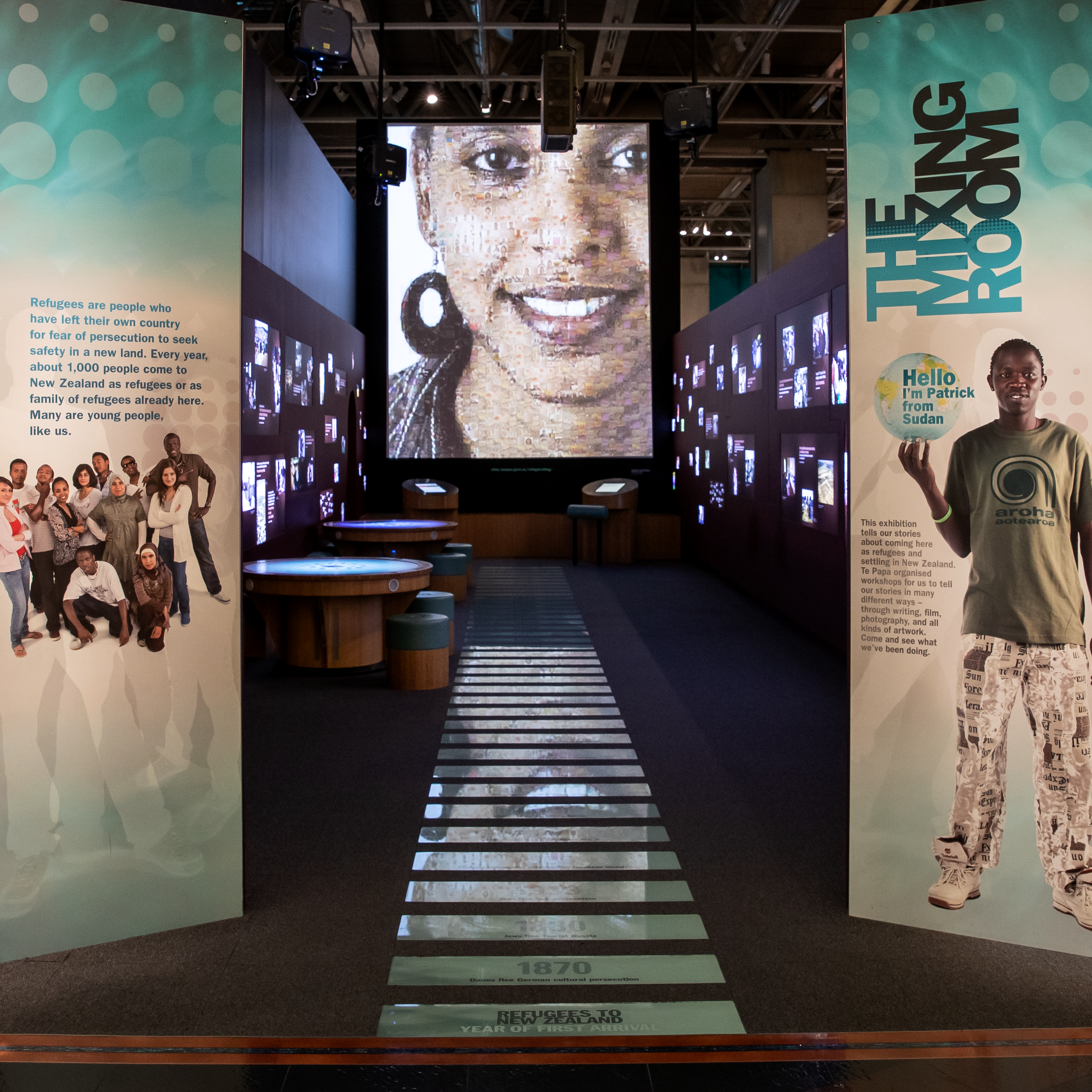 The Mixing Room exhibition.