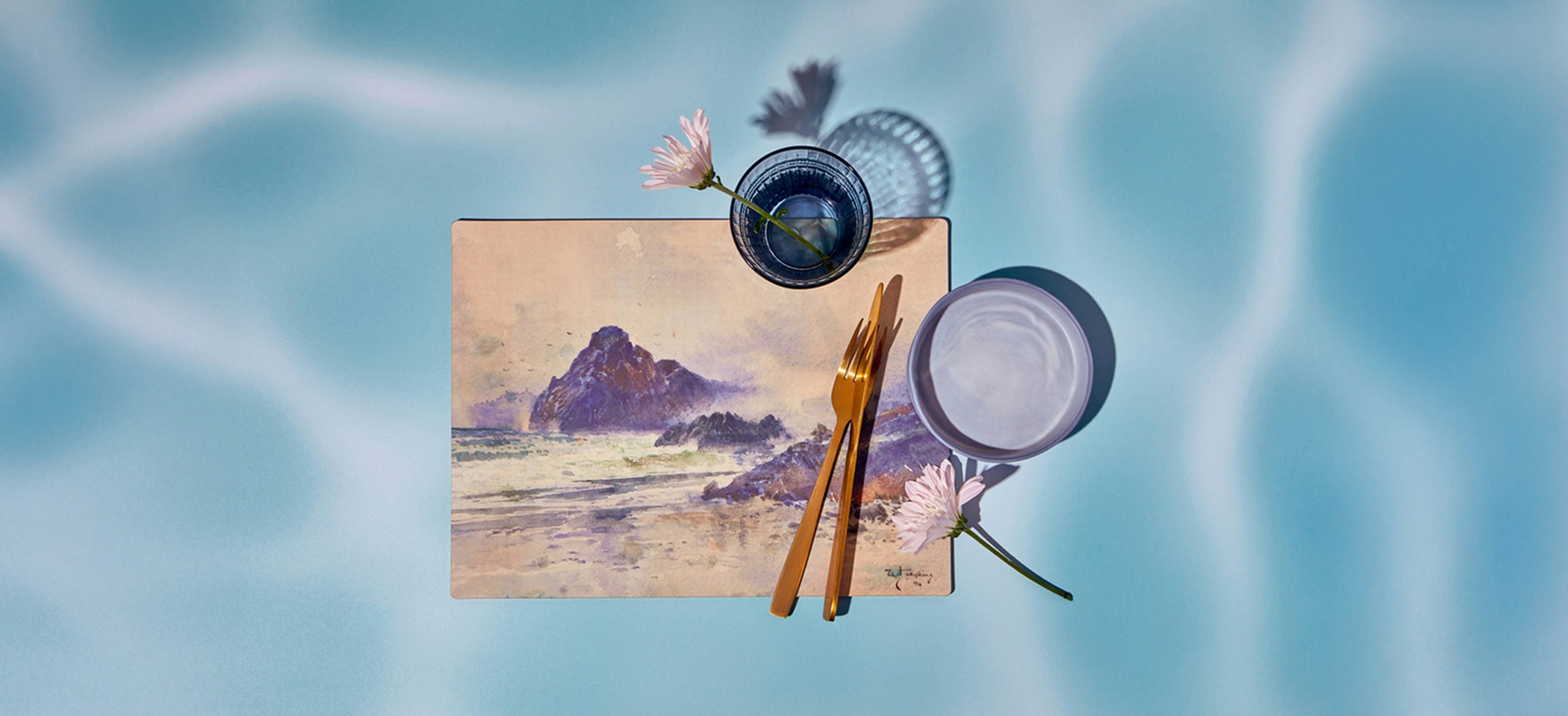 Photo of place mat from Te Papa Store’s Old Masters collection.