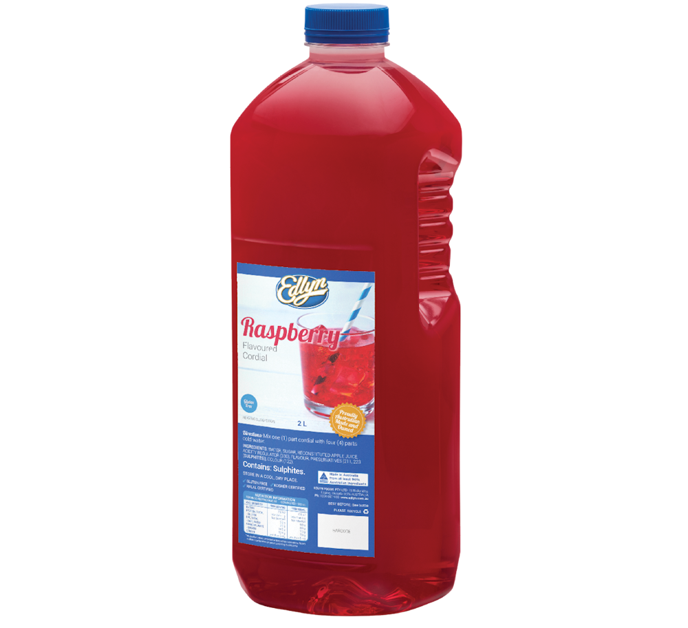 Blue Raspberry Cordial Cordial Raspberry 2Lt Bulk Online | Edlyn Foods