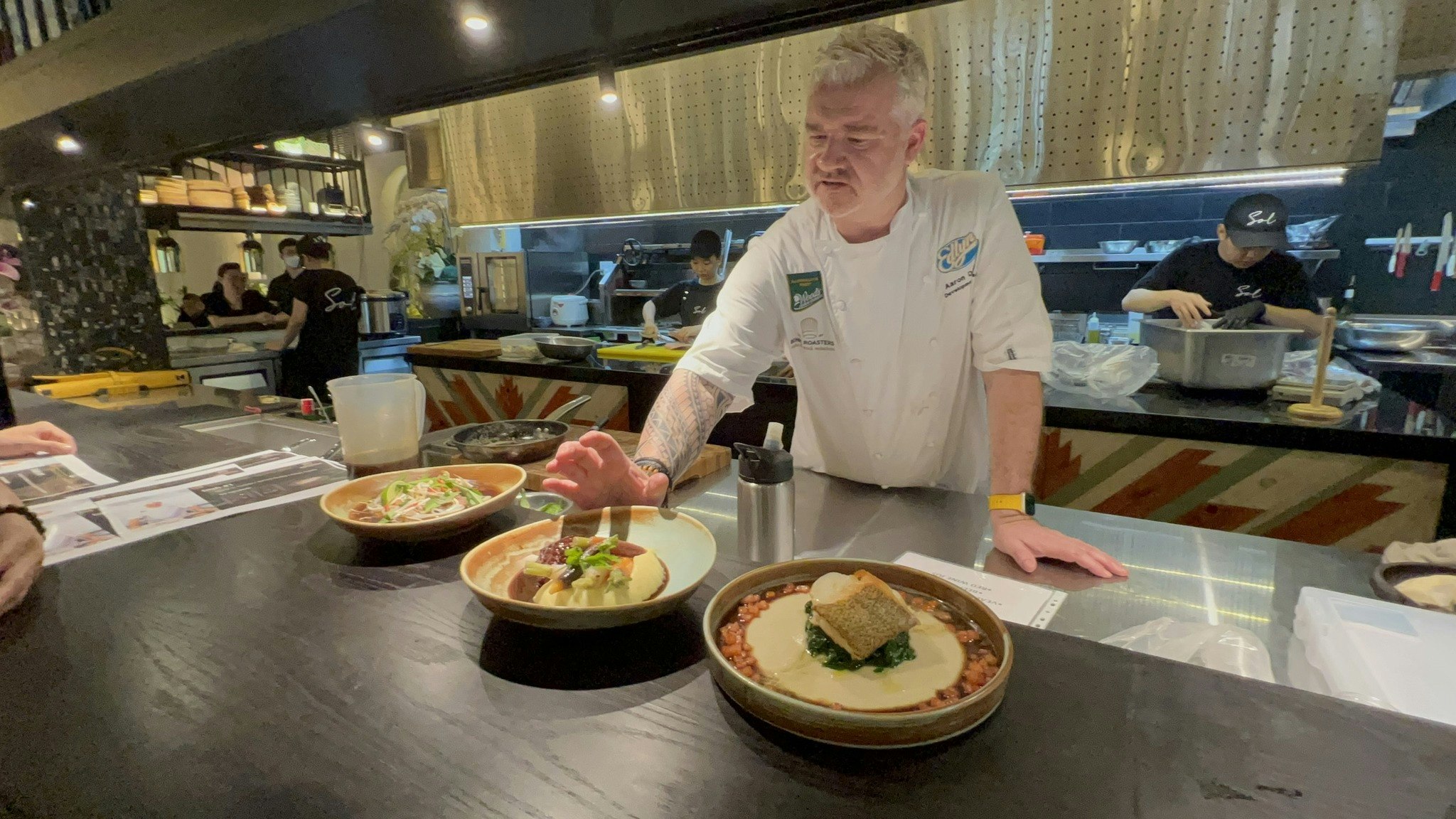 Image of food presentation