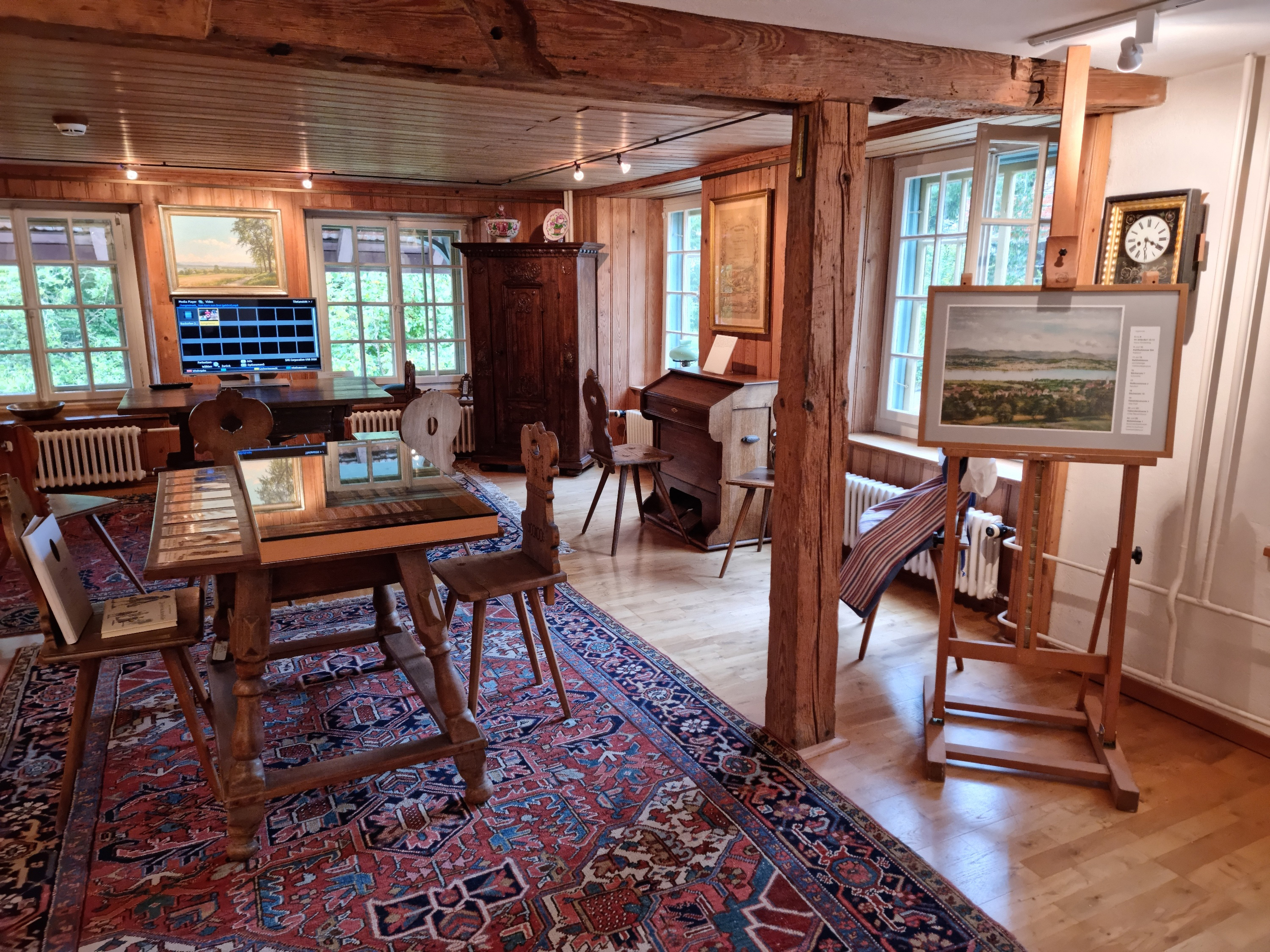 Image for Flyer "Die Gemälde in der Treichler-Stube: Vier Zürcher Maler"