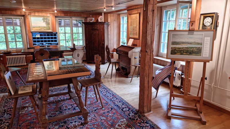 Flyer "Die Gemälde in der Treichler-Stube: Vier Zürcher Maler" Image for Flyer "Die Gemälde in der Treichler-Stube: Vier Zürcher Maler"