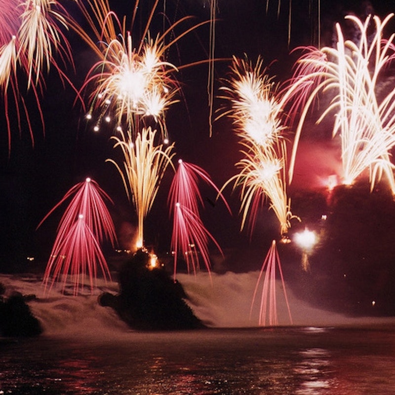 Great Rhine Falls Fireworks Image for Great Rhine Falls Fireworks