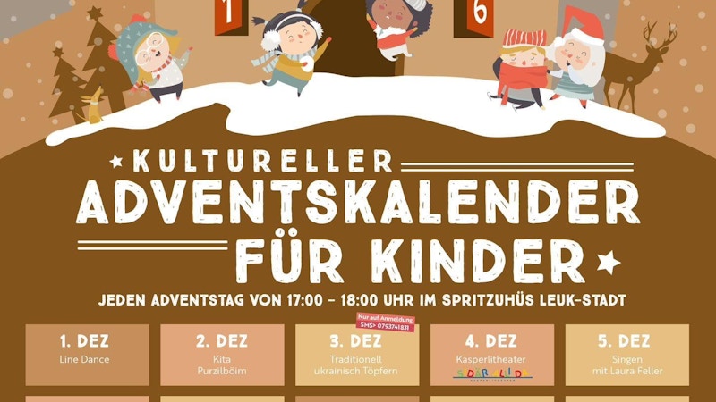 Calendario dell'Avvento culturale per bambini Image for Calendario dell'Avvento culturale per bambini