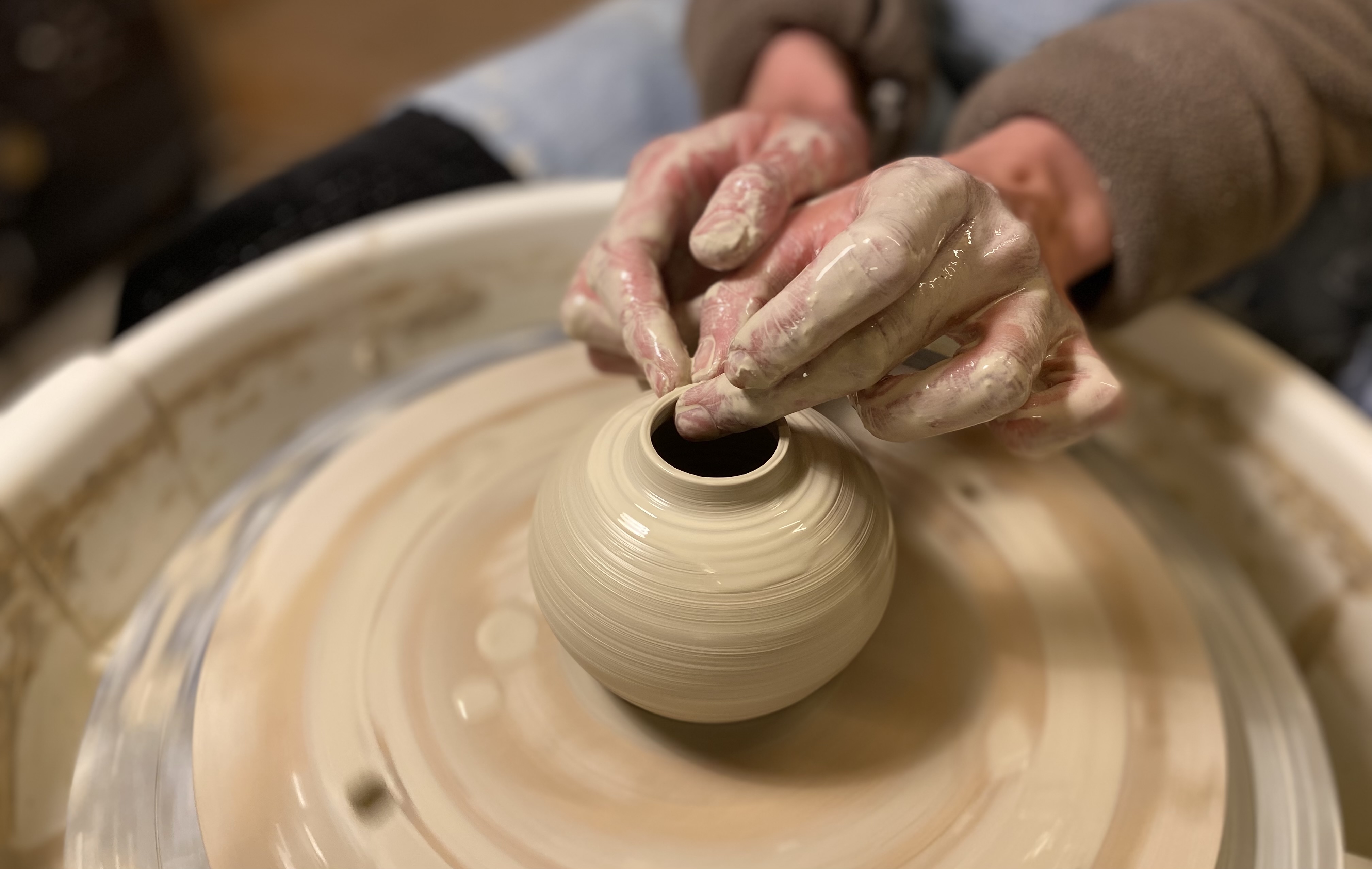 Töpfern an der Drehscheibe Eva Eschmann