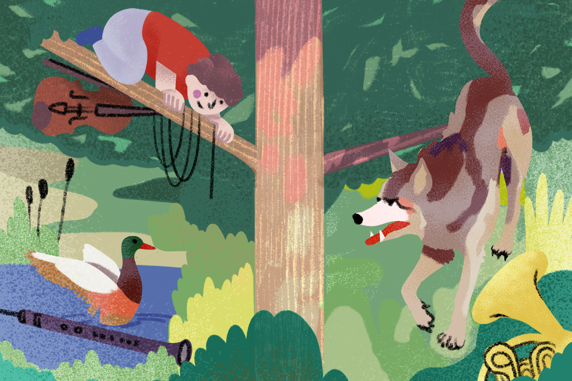 Peter und der Wolf © Petra Loeffel