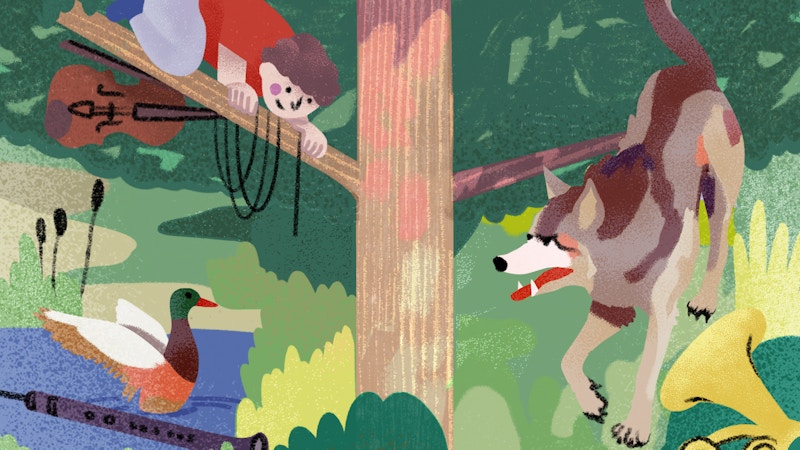 Peter und der Wolf © Petra Loeffel Peter und der Wolf © Petra Loeffel