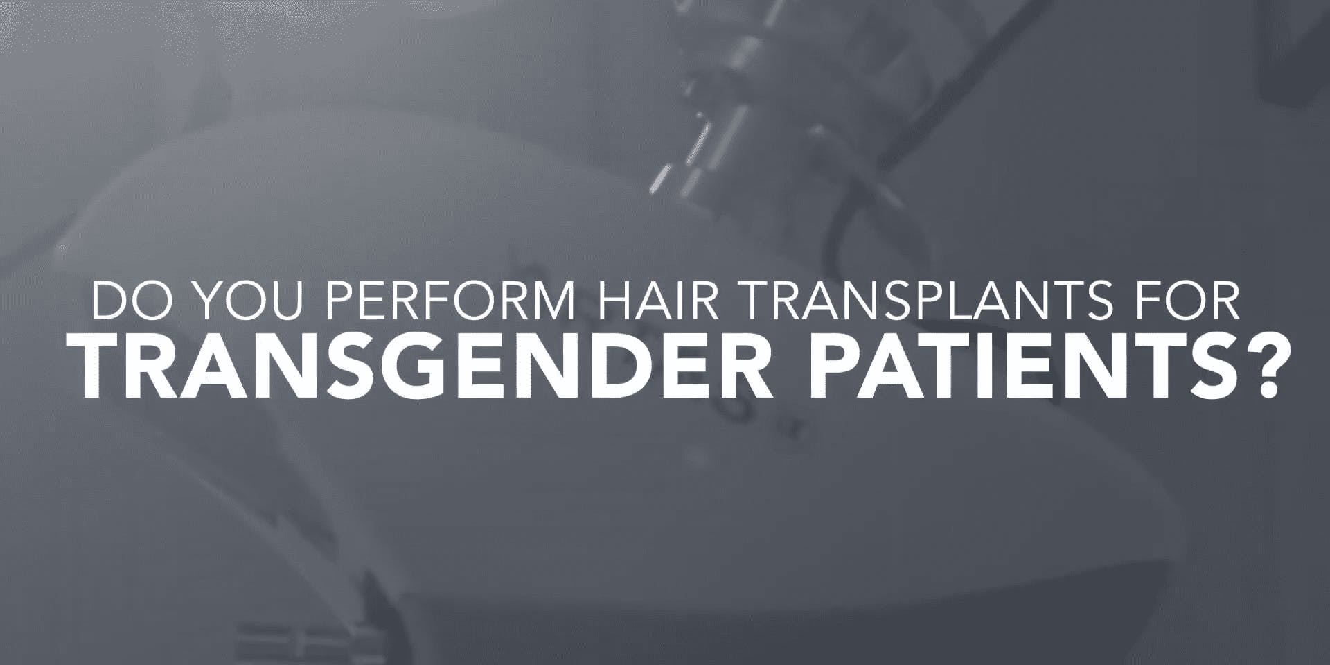 Transgender transplants