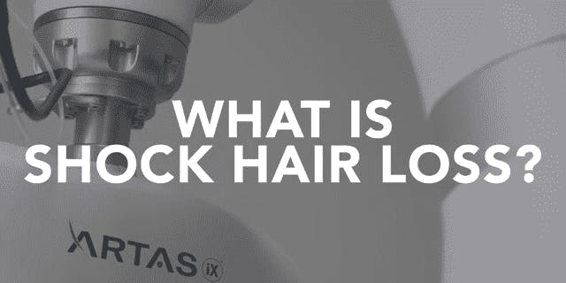 What is shock hair loss?
