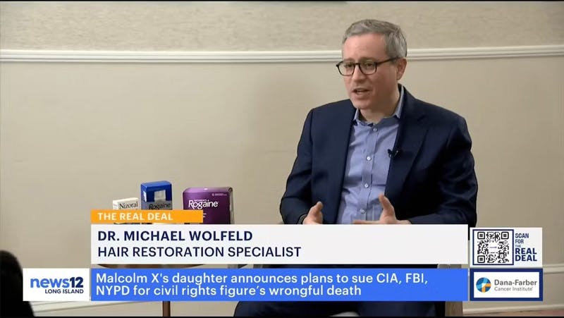 Dr. Wolfeld on news 12 long beach