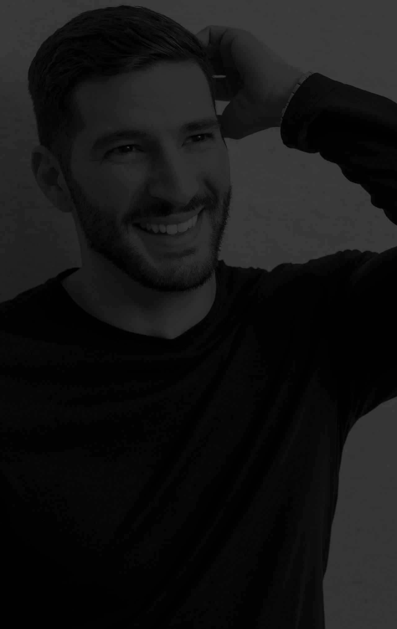 Man smiling
