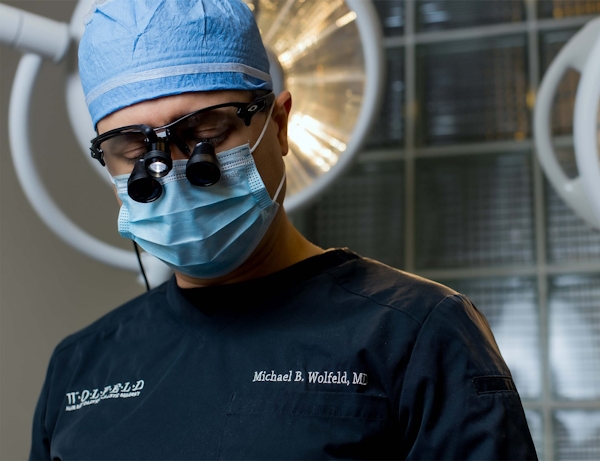 Dr. Wolfeld during treatment