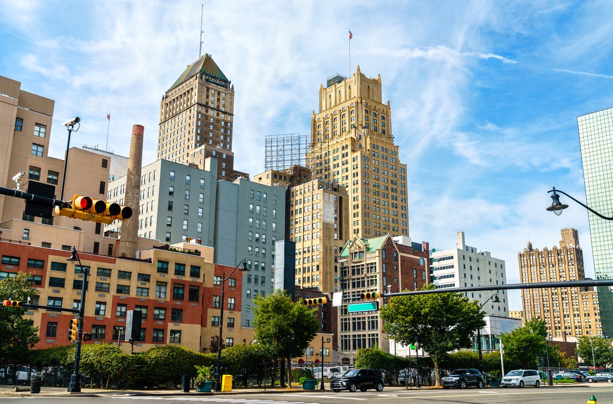 photo of downtown Newark NJ