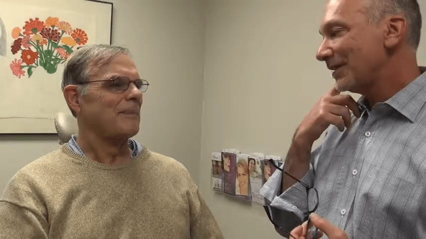 doctor talking to patient