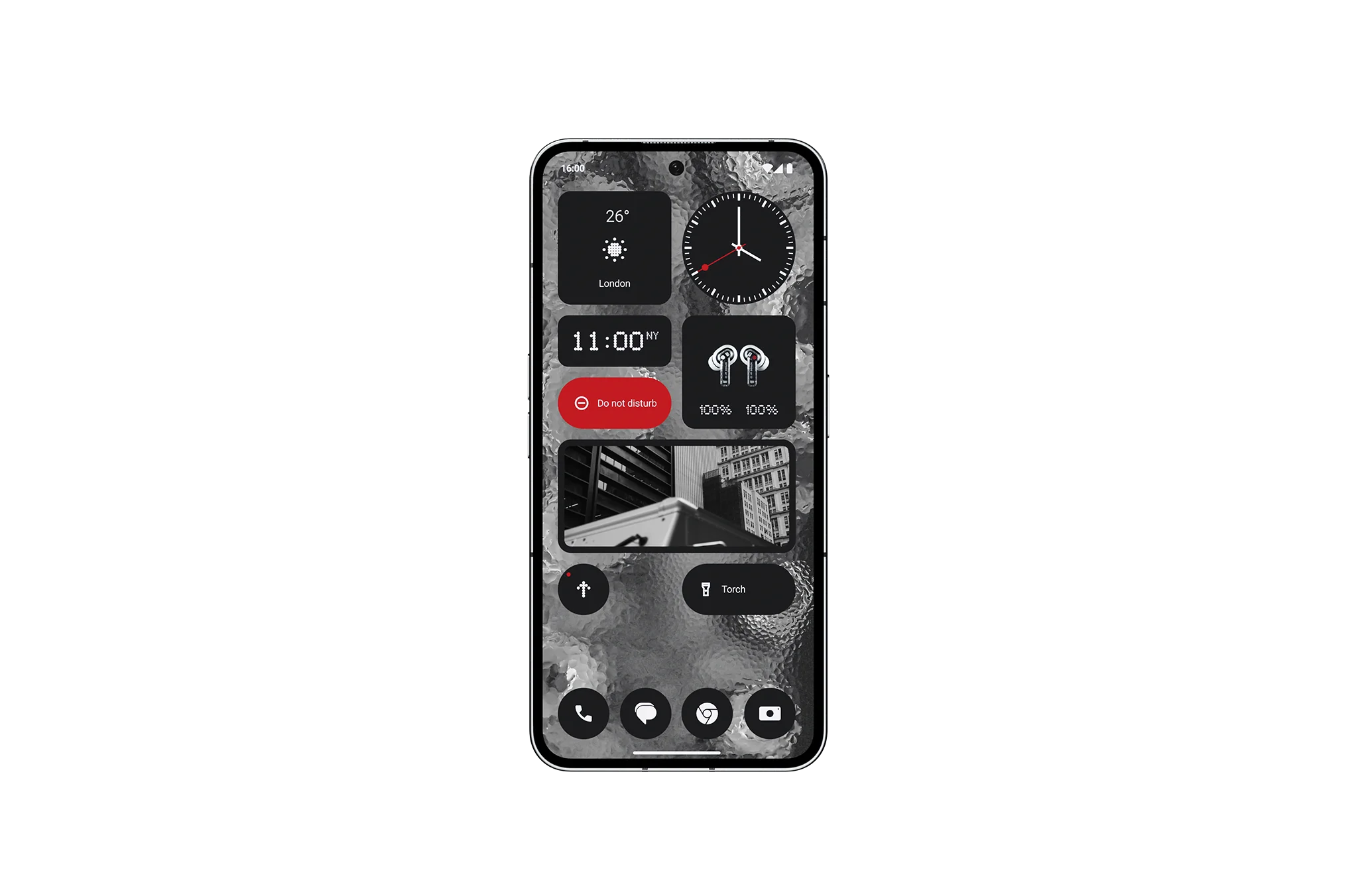 A render of the Nothing Phone(2) front-view