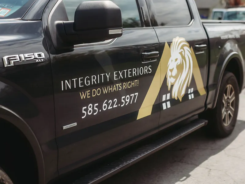 integrity exteriors truck