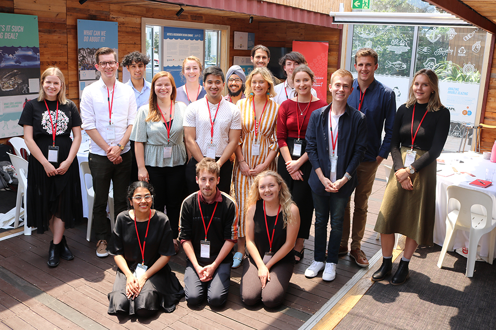 The 2019 business interns gathered for the pre-departure briefing