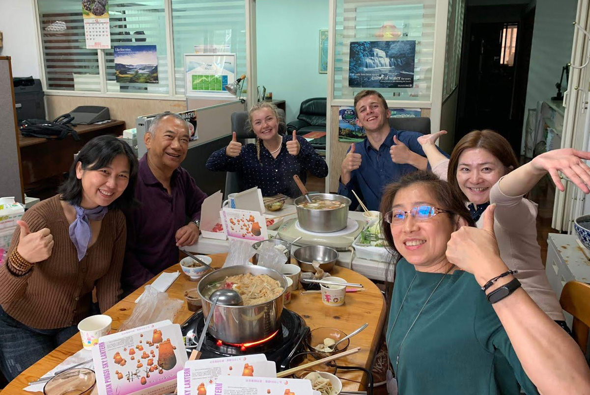 Anna French and colleagues at the ANZCO office in Taipei