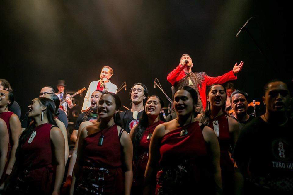 Atera and her group singing