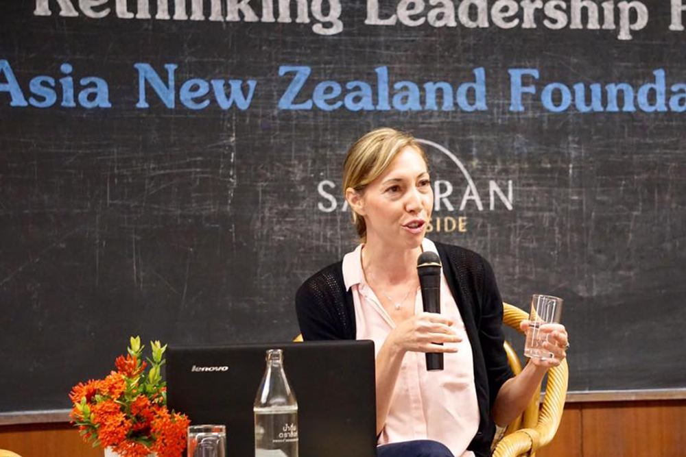 Christey West at the Rethinking Leadership Hui