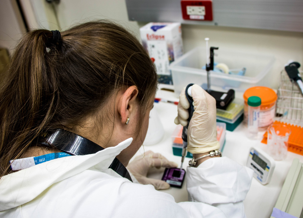 jess in lab