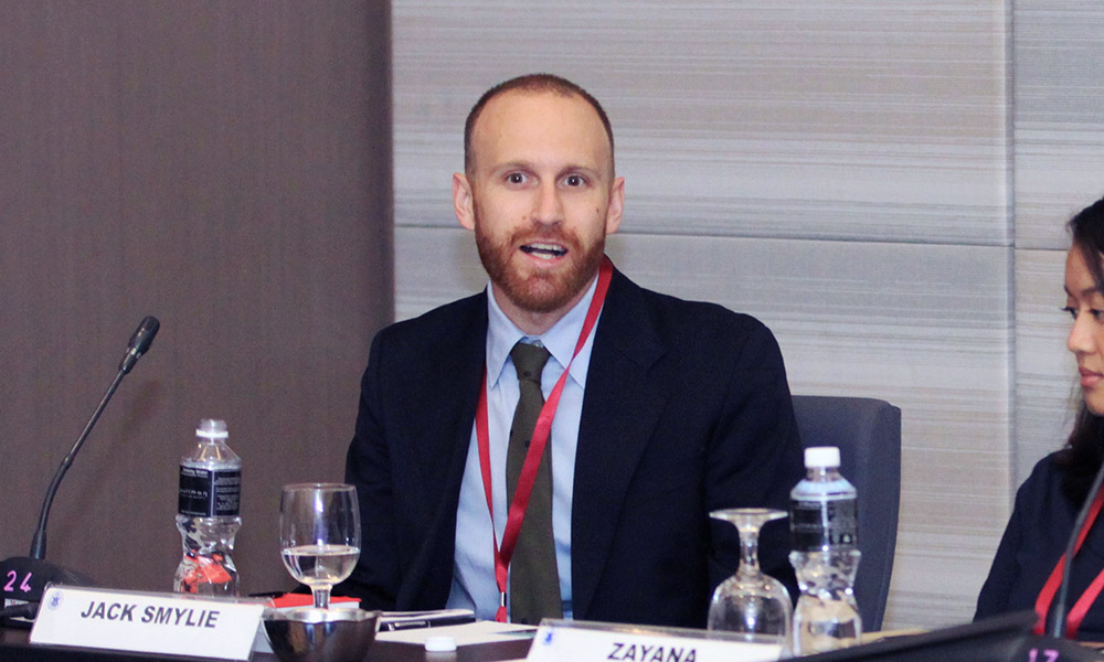 Jack Smyle speaking at a roundtable
