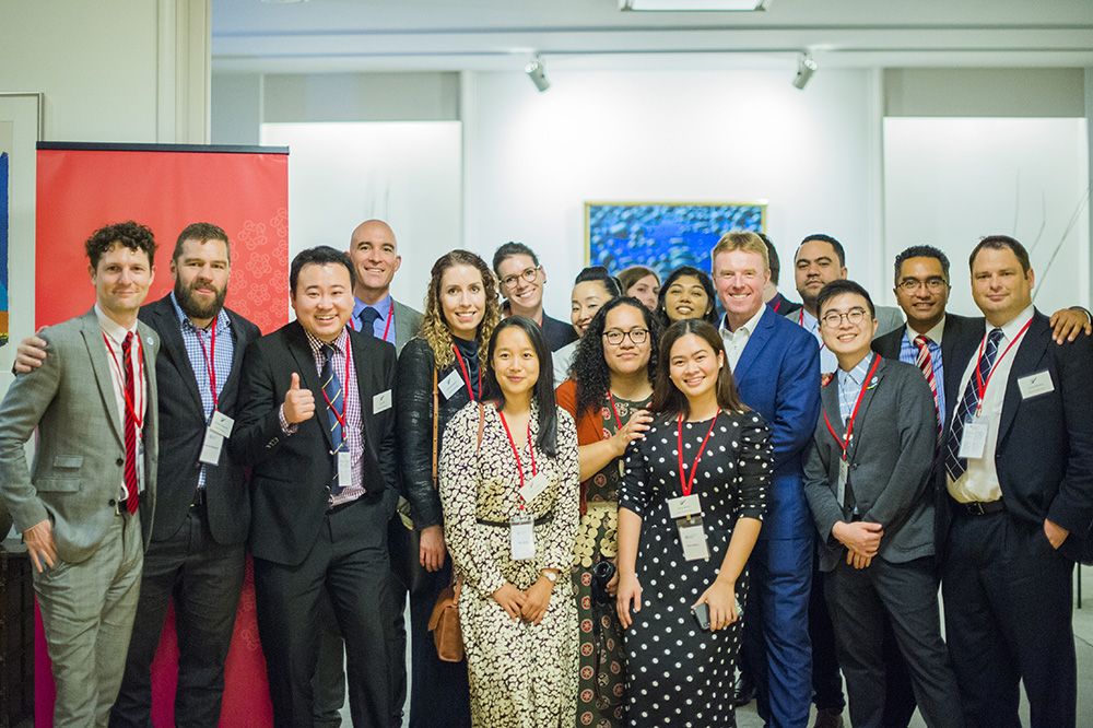 A group photo of the Japan Hui participants