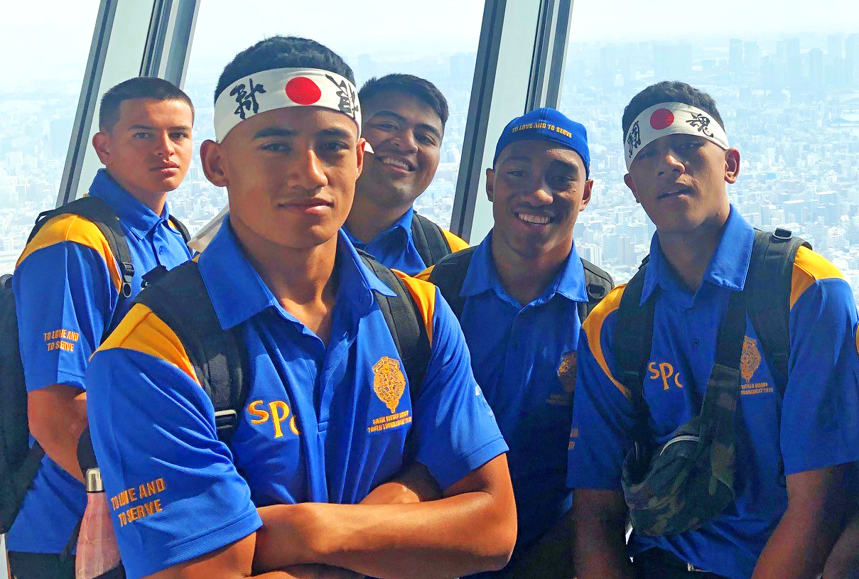 Saint Peter's players in the Sky Tree