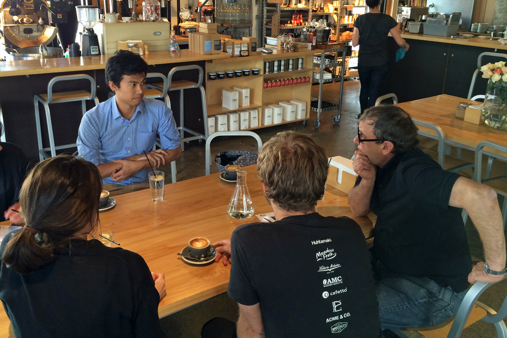 coffee team meeting ent