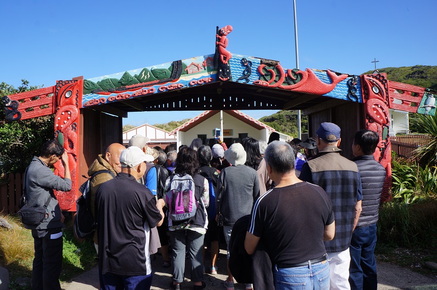 Powhiri scene