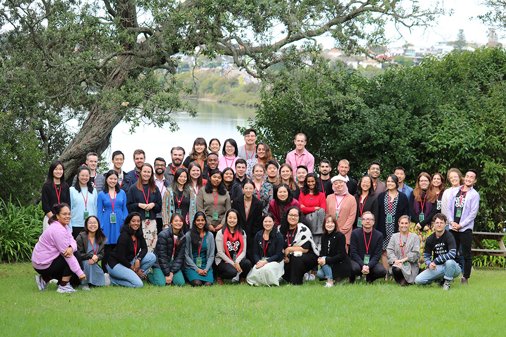 A group shot of the hui participants