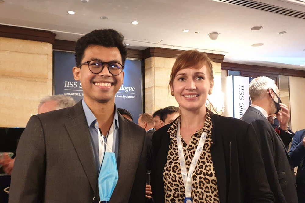 Suzannah Jessep with Faudi Pitsuwan