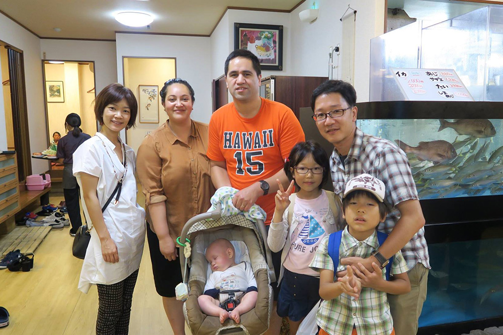 with Japanese family baby Hiroyuki and uncle Hiroyuki to the right crop