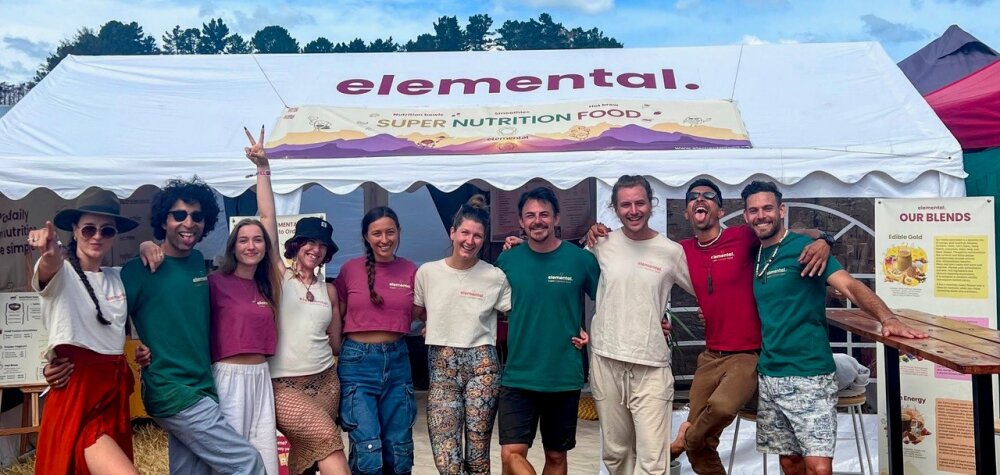 Vinny and the team at Elemental promoting their nutrition foods