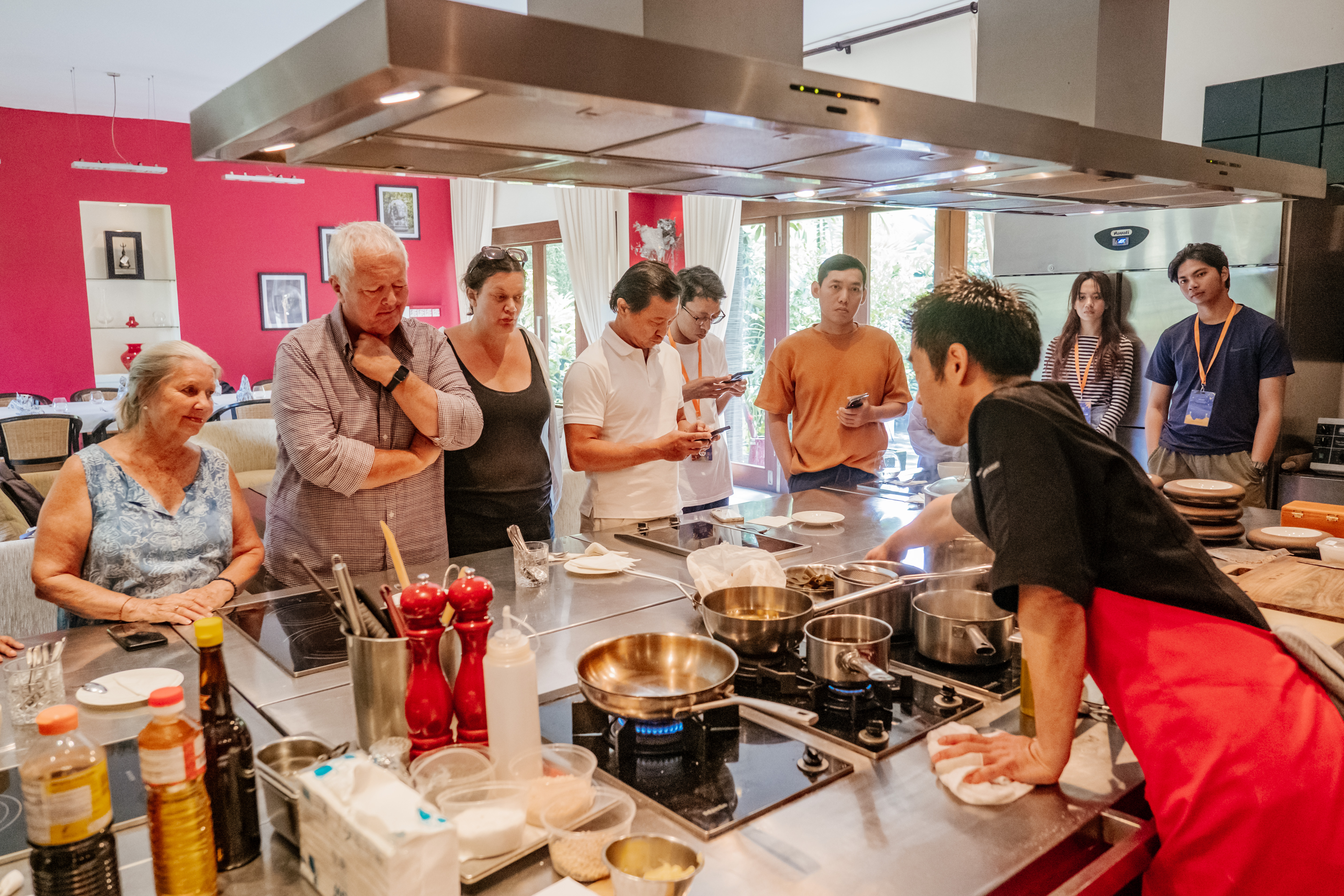 Makato Tokuyama giving a masterclass to festival attendees