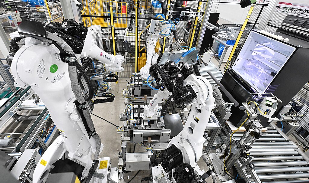 Robots in a lab