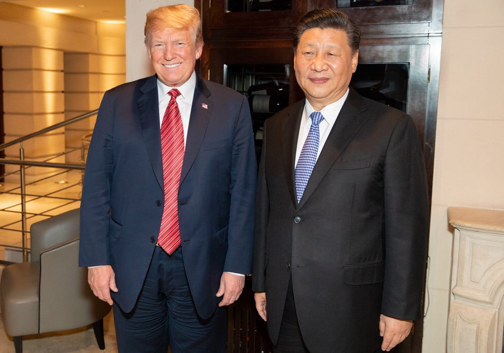 President elect Donald Trump and China's General Secretary, Xi Jinping