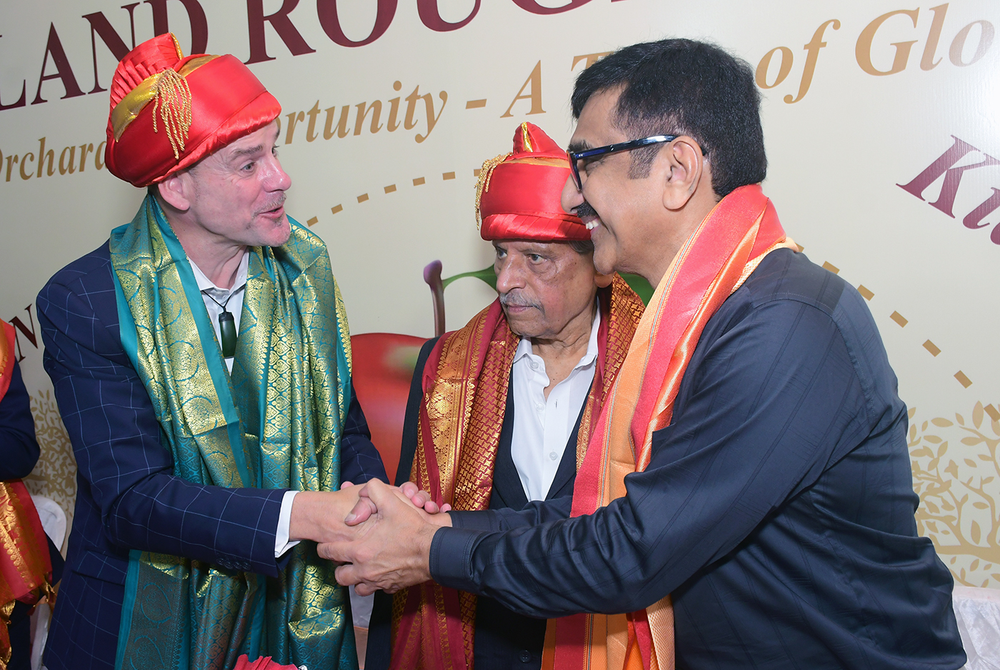 Two men shaking hands