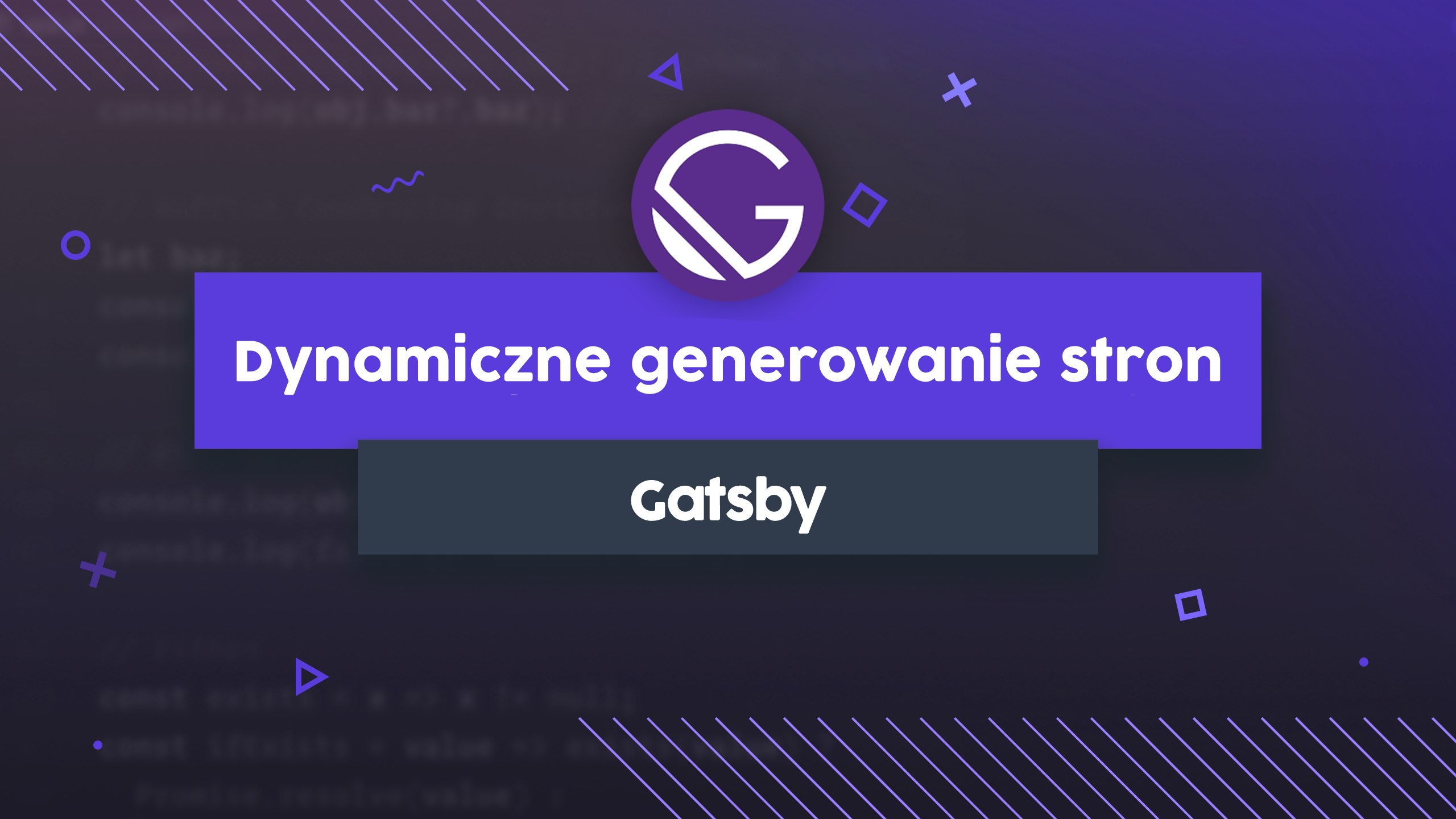 Gatsby - Dynamiczne generowanie stron