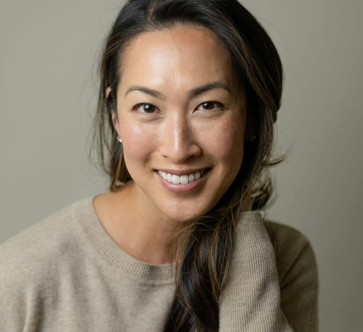 Woman wearing a sweater