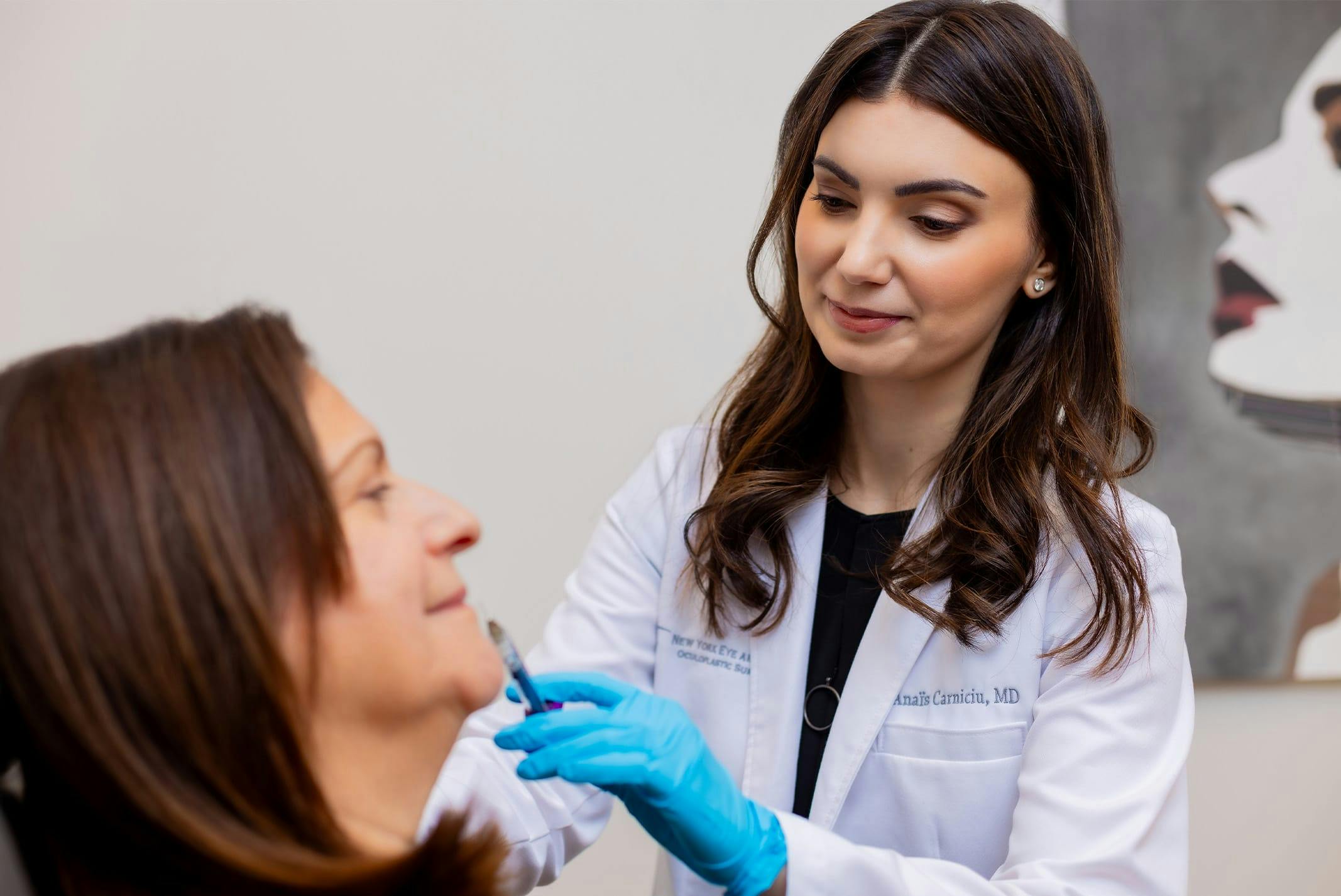 doctor treating patient
