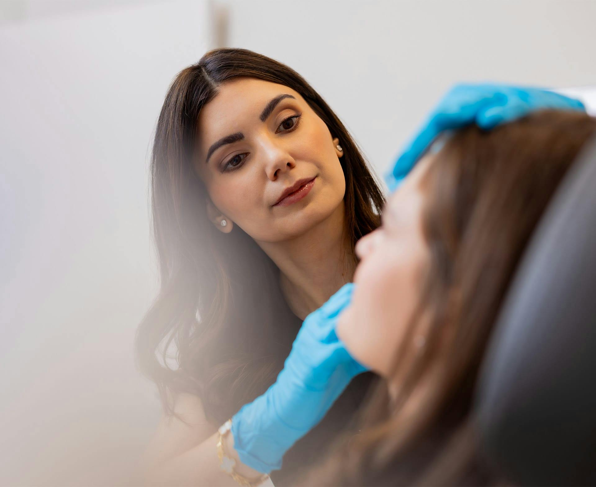 doctor treating patient