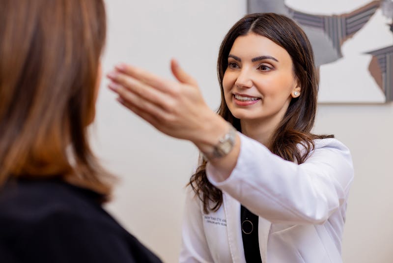 doctor consulting patient