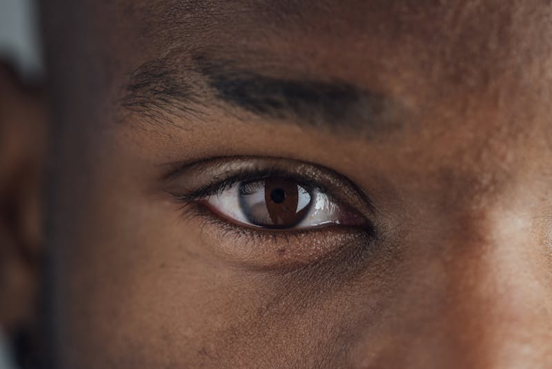 Man's eye