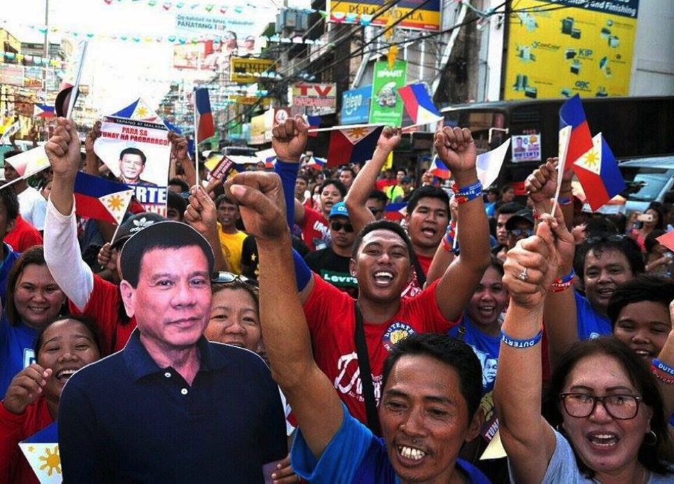 Photo of Rodrigo Duterte supporters